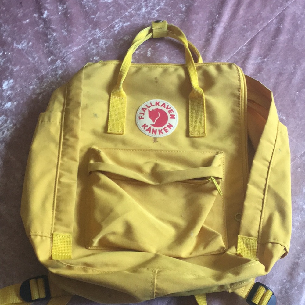 FJALLRAVEN KANKEN YELLOW BACKPACK